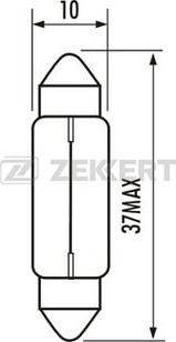 Zekkert lp1062 - Лампа накаливания, фонарь освещения номерного знака autosila-amz.com