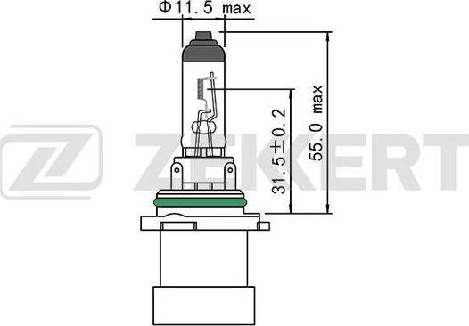 Zekkert lp1146 - Лампа накаливания, основная фара autosila-amz.com