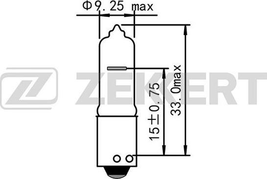 Zekkert LP-1174 - Лампа накаливания, фонарь указателя поворота autosila-amz.com