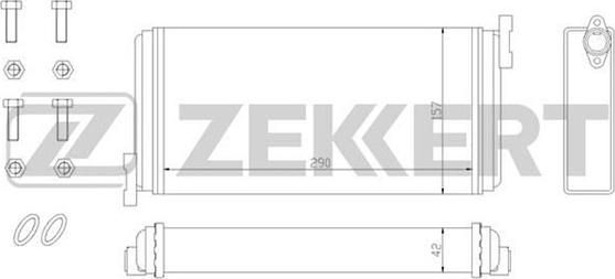 Zekkert MK-5000 - Теплообменник, отопление салона autosila-amz.com