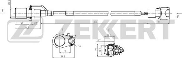 Zekkert SE-4094 - Датчик импульсов, коленвал autosila-amz.com