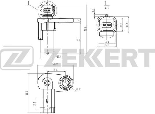 Zekkert SE-4097 - Датчик импульсов, коленвал autosila-amz.com