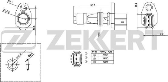 Zekkert SE-4009 - Блок управления двигателем ЭБУ autosila-amz.com