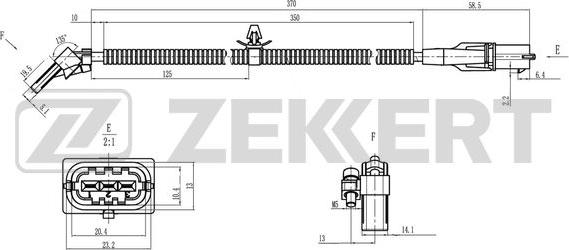 Zekkert SE-4088 - Датчик импульсов, коленвал autosila-amz.com