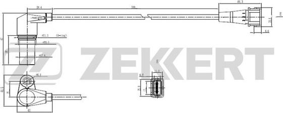 Zekkert SE-4035 - Датчик импульсов, коленвал autosila-amz.com