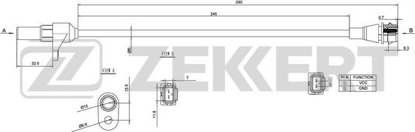 Zekkert SE-4029 - Датчик импульсов, коленвал autosila-amz.com