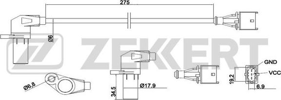 Zekkert SE-4024 - Датчик импульсов, коленвал autosila-amz.com