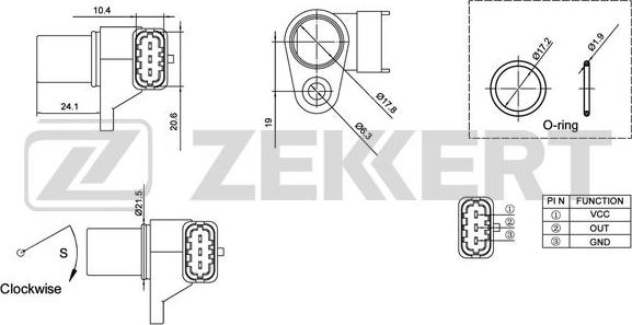 Zekkert SE-4021 - Блок управления двигателем ЭБУ autosila-amz.com