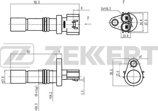 Zekkert SE-4101 - Датчик импульсов, коленвал autosila-amz.com
