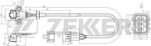 Zekkert SE-5046 - Датчик, положение распределительного вала autosila-amz.com