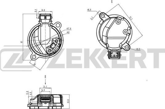 Zekkert SE-5011 - Датчик, положение распределительного вала autosila-amz.com