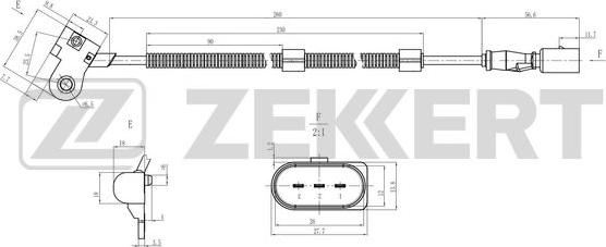 Zekkert SE-5035 - Датчик, положение распределительного вала autosila-amz.com