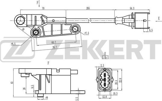 Zekkert SE-5032 - Датчик, положение распределительного вала autosila-amz.com