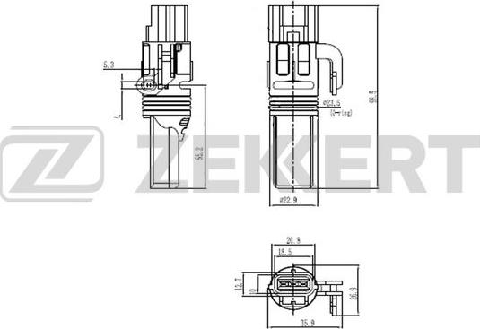 Zekkert SE-8509 - Датчик скорости, спидометр autosila-amz.com