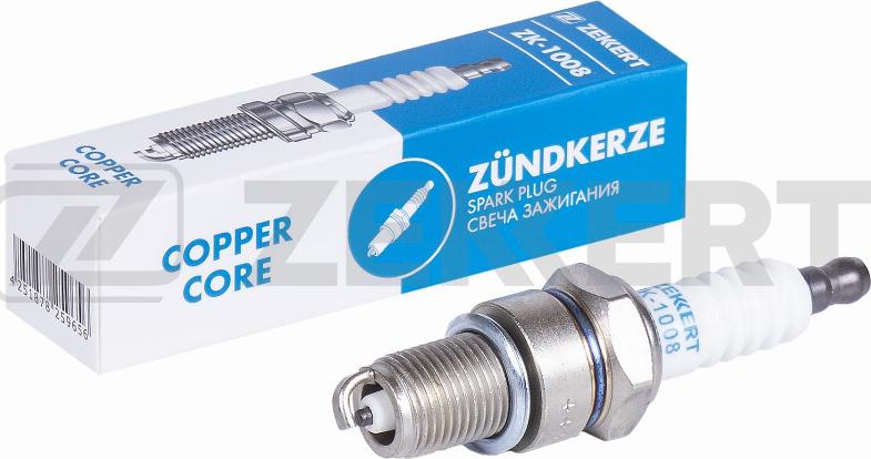 Zekkert ZK-1008 - Свеча зажигания autosila-amz.com