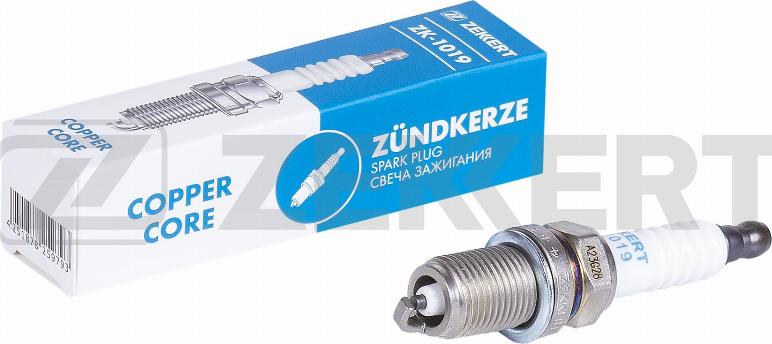 Zekkert ZK-1019 - Свеча зажигания (аналог NGK 5553 цена за 1 шт.) Kia Rio 00- Subaru Forester (SF) 97- Impreza (GG autosila-amz.com
