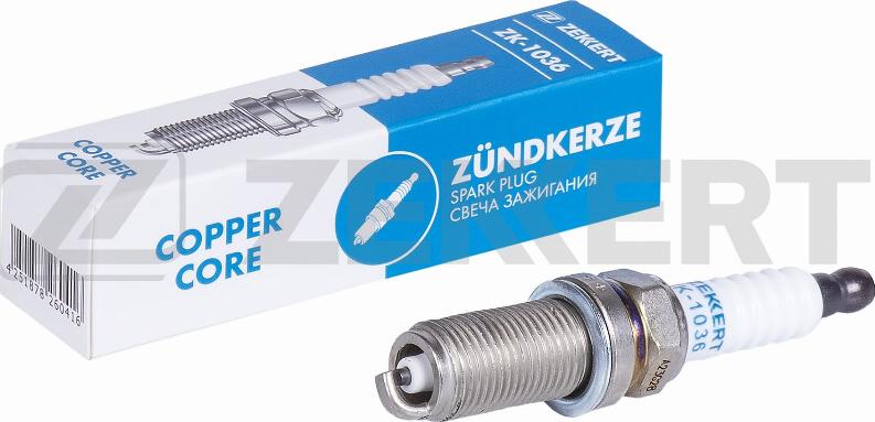 Zekkert ZK-1036 - Свеча зажигания autosila-amz.com