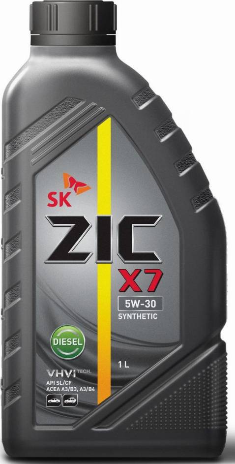 ZIC 132610 - Масло для легковых автомобилей, синтетическое ZIC X7 5W-30 Diesel 1лx12, 132610 autosila-amz.com