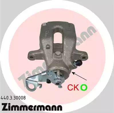 Zimmermann 440.3.30008 - Тормозной суппорт autosila-amz.com