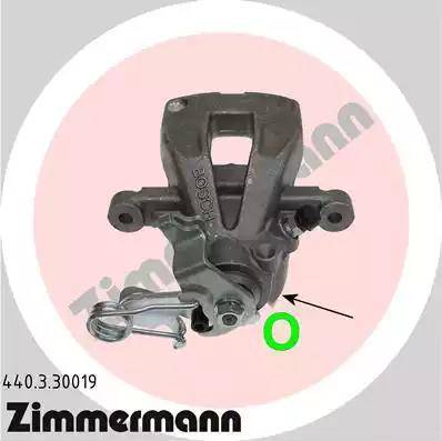 Zimmermann 440.3.30019 - Тормозной суппорт autosila-amz.com