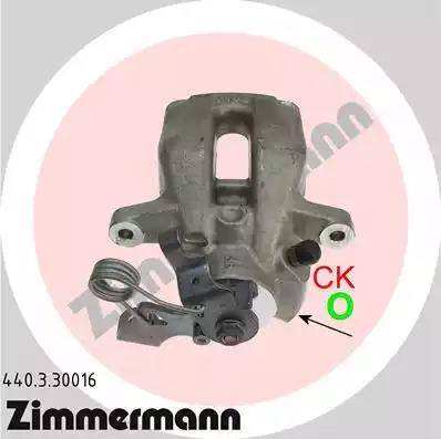 Zimmermann 440.3.30016 - Тормозной суппорт autosila-amz.com