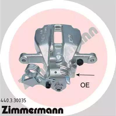 Zimmermann 440.3.30035 - Тормозной суппорт autosila-amz.com