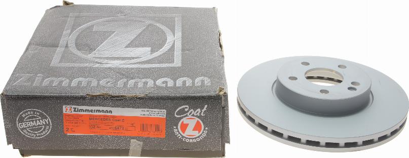 Zimmermann 400.6472.20 - Тормозной диск autosila-amz.com