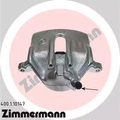 Zimmermann 400.1.10147 - Тормозной суппорт autosila-amz.com