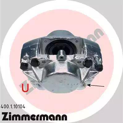 Zimmermann 400.1.10104 - Тормозной суппорт autosila-amz.com