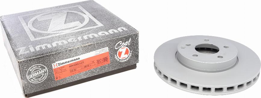 Zimmermann 400.3618.20 - Тормозной диск autosila-amz.com