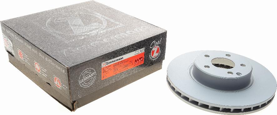 Zimmermann 400.3620.20 - Тормозной диск autosila-amz.com