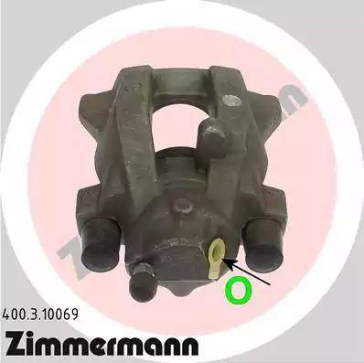 Zimmermann 400.3.10069 - Тормозной суппорт autosila-amz.com