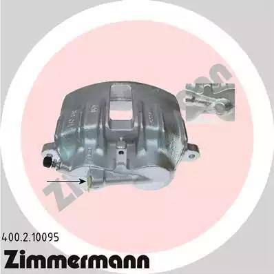 Zimmermann 400.2.10095 - Тормозной суппорт autosila-amz.com