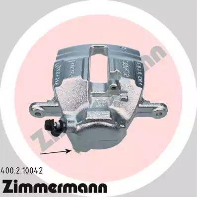 Zimmermann 400.2.10042 - Тормозной суппорт autosila-amz.com