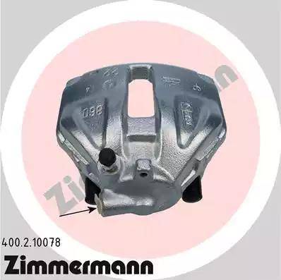 Zimmermann 400.2.10078 - Тормозной суппорт autosila-amz.com