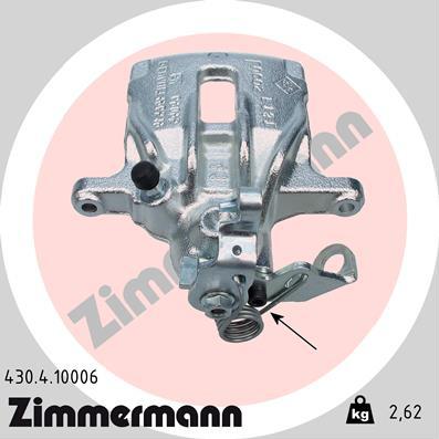 Zimmermann 430.4.10006 - Тормозной суппорт autosila-amz.com