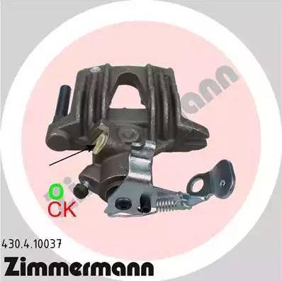 Zimmermann 430.4.10037 - Тормозной суппорт autosila-amz.com