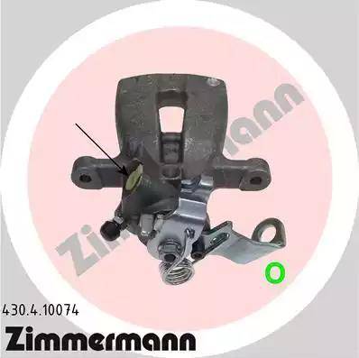 Zimmermann 430.4.10074 - Тормозной суппорт autosila-amz.com