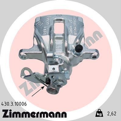 Zimmermann 430.3.10006 - Тормозной суппорт autosila-amz.com