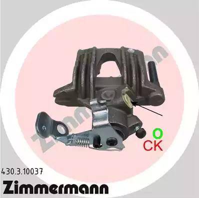 Zimmermann 430.3.10037 - Тормозной суппорт autosila-amz.com