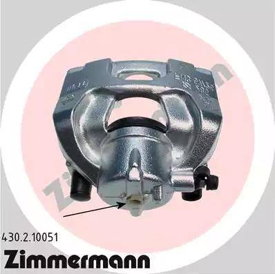 Zimmermann 430.2.10051 - Тормозной суппорт autosila-amz.com