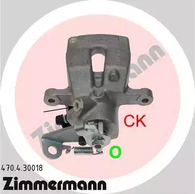 Zimmermann 470.4.30018 - Тормозной суппорт autosila-amz.com