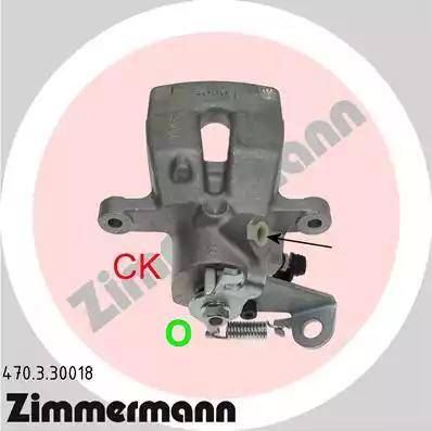 Zimmermann 470.3.30018 - Тормозной суппорт autosila-amz.com