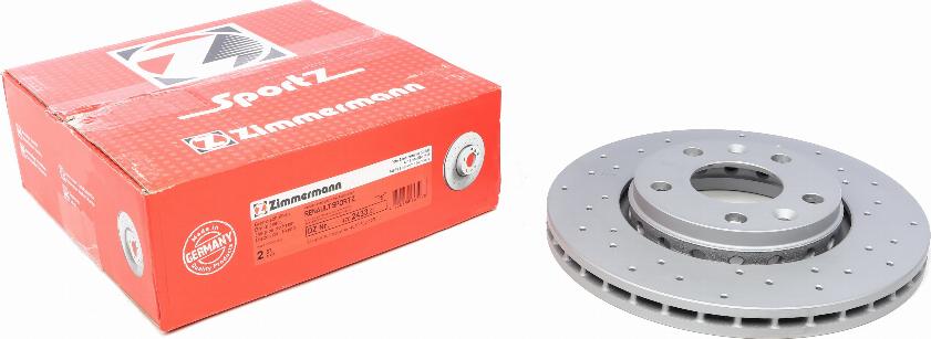 Zimmermann 470.2433.52 - Тормозной диск autosila-amz.com