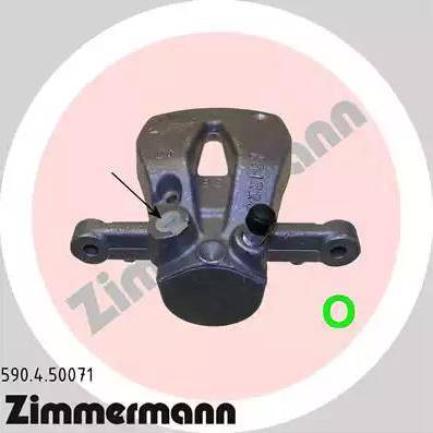 Zimmermann 590.4.50071 - Тормозной суппорт autosila-amz.com