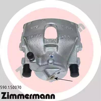 Zimmermann 590.1.50070 - Тормозной суппорт autosila-amz.com