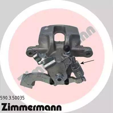Zimmermann 590.3.50035 - Тормозной суппорт autosila-amz.com