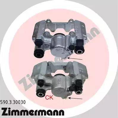 Zimmermann 590.3.30030 - Тормозной суппорт autosila-amz.com