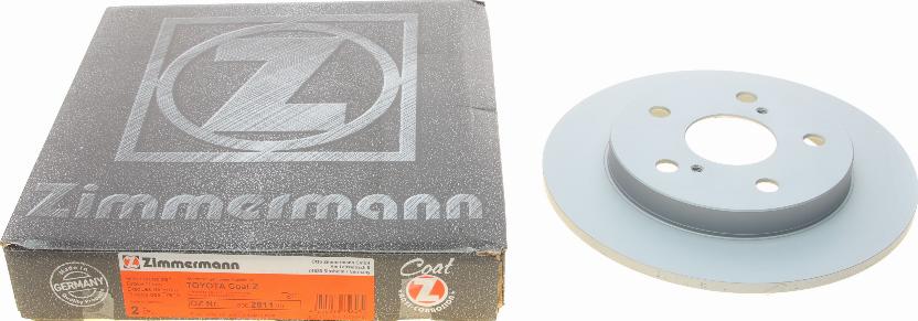 Zimmermann 590.2811.20 - Тормозной диск autosila-amz.com