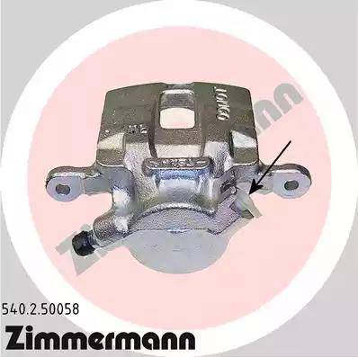 Zimmermann 540.2.50058 - Тормозной суппорт autosila-amz.com